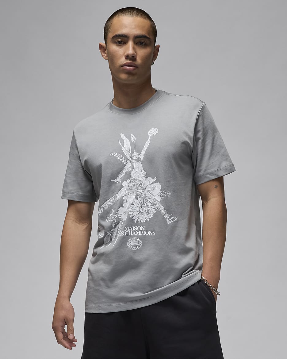 Jordan grey shirt clearance